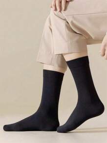 Men's Classic Striped, Polka Dot, Square Pattern Gentleman Socks, Flat Socks, Casual Socks, Mid-Calf Socks, Ankle Socks, All Season