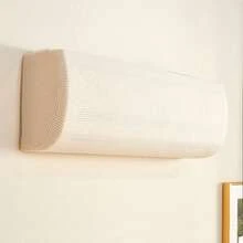 1件装-家用空调防尘罩通用季节性收纳保护套挂式空调全包裹防晒防虫弹性多色可选