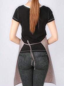 1 szt. Dostosowany wzór królika wiszący fartuch, odpowiedni do kuchni domowej, restauracji, jadalni, fartuch dla dorosłych, artykuły kuchenne, śliniaczek, prezent na dzień matki, prezent na dzień ojca