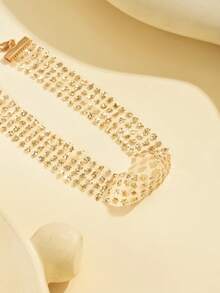 1pc Elegant Collar Necklace, Minimalist & Versatile, Suitable For Summer