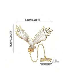 Harry Potter 哈利波特神奇动物海德薇金属书签 - 防水锌合金，是送给老师、同学和朋友的完美生日礼物、复活节礼物、毕业装饰、学校用品、返校礼物 - 查看 2