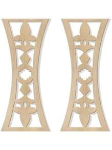 2 Pieces Of Medieval Wall Decoration Wooden Medieval Modern Decoration Modern Art Wall Decoration