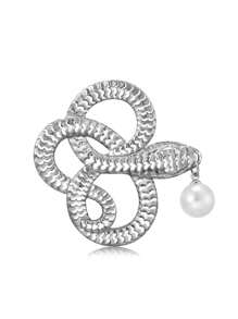 Broche géométrique en acier inoxydable pour femmes, accessoire mode, cadeau de mode