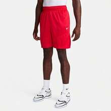 Icon Men's Dri-FIT 8" Basketball Shorts - Red - View 2