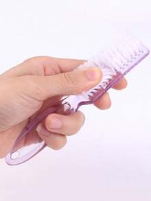 5pcs/1pc Nail Art Cleaning Brushes, Long Handle & Multi-Functional Brush - Multicolor - View 4