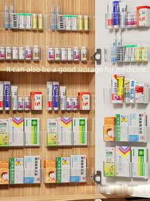 Wall Mounted Medicine Storage Cabinet, Home Medicine Drug Organizer Box, Small Ointment Classified Storage Rack, Back To School
