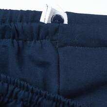 Jogger maternidad premamá embarazo embarazada mujer dama pantalón tipo jogger casual pretina ajustable cordón elástico bolsillos laterales tipo cargo pierna larga con resorte cómodo suave ligero cálido outfit deportivo casual diario hogar descanso ejercicio caminata uso diario moderno versátil holgado crecimiento pancita prenatal posparto primavera verano otoño invierno - Azul Marino - Ver 5