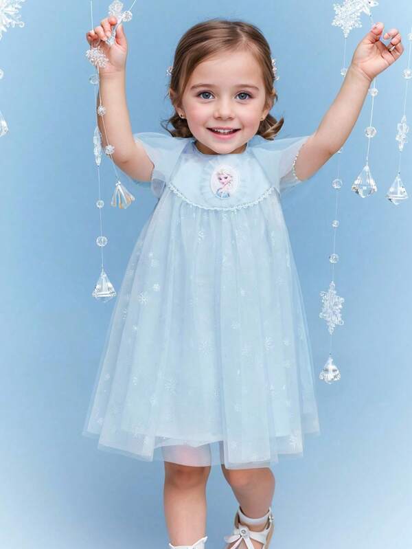 Balabala Girls' Princess Dress, Stylish Summer 2025 Outfit