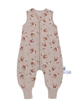 miracle baby 1 件婴儿新生儿无袖睡袋，双腿分开轻质棉质针织可穿戴毛毯，适合春/夏/秋季，男女通用