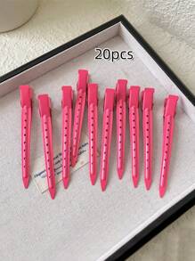 20/10 szt. spinek do włosów na klipsy, do stylizacji niewidocznych grzywek i koron dla kobiet (nadaje się do makijażu osobistego, salonów fryzjerskich, studiów fotograficznych) Spinki do włosów, klamry do włosów, artykuły szkolne