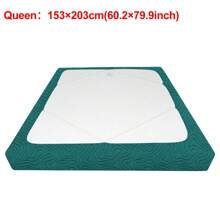 1 pieza Funda de colchón con diseño jacquard de unicolor, cobertor elástico para proteger tu ropa de cama y agregar estilo al hogar, adecuado para todas las estaciones