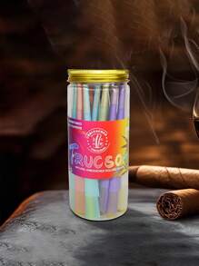 Multi-Color Canned Pre-Rolled Cone Ultra-Thin Slow Burning Roll Paper With Tip Portable Tapered Roll Paper Lovers Gift Party Gift For Friends Gift Outdoor Items, Pre-Rolled Filter Paper Accessories Easy To Carry