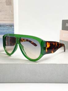 Gafas de moda envolventes y sobredimensionadas de estilo retro, gafas de estilo vintage elegante para pareja, para eventos al aire libre, uso diario, diseño casual y sencillo para verano, playa, vacaciones y viajes - Multicolor - Ver 5