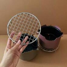 Mini Kleine Kohle Stove Outdoor Tragbarer Zuhause BBQ Edelstahl Herd Kochen Tee Olive Alkohol Koreanischer Stil BBQ Ofen, Feiertagsparty Geschenke für Feiertagsparty, Ostern, Weihnachten, Halloween, Lehrertag, Muttertag, geeignet für Camping Picknick Geschenke.