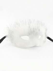 Plush Semi-Cover Seductive Fox Masquerade Mask
