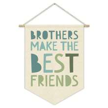 1 Stück Hängende Wandleinwand Banner Kinderzimmer Dekoration Baby Kinder Wandkunst Leinwand Banner Wandbehang Wimpel Leinwand Banner für Spielzimmer Baby Kinderzimmer Dekoration 15 x 11 Zoll