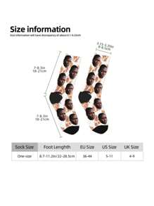 1 Pair Custom Face Socks, Custom Photo Sock, CustomPrinted Socks, Personalized Funny Face Socks. Customicture Socks, Put Any Face On The Socks.AnniversanGift, Valentine Gift, Birthday Gift, Wedding Gift DawgAdorable, Contracted, Funny, CozyCustom Personalized Unigue Customized PersonalizedGifts For Men/Omen Ideal Gifts For Him Boyfriend, FriendsBedroom.For Weddings, For Holiday.For Anniversaries.ForBirthdays