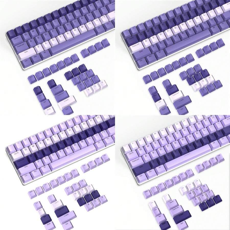 112 键定制 ABS 键帽套装双色注塑 OEM 外形适用于 61/68/87/98/100/104 键 TKL 60% 全尺寸 Cherry ...