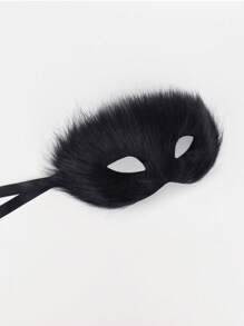 Plush Semi-Cover Seductive Fox Masquerade Mask