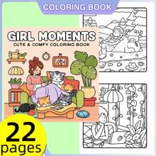 Un libro para colorear sobre momentos acogedores, adecuado para amigos, parejas y familias, excelente para reuniones, el Día de San Valentín, cumpleaños y otras festividades. Incluye materiales para pintar y estudiar, 22 páginas. Vuelta al cole