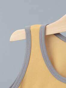 4pcs/Set Kids Cartoon Excavator Print Vest & Shorts Set, Lightweight Summer Casual Pajamas, Plane Pattern - Multicolor - View 5