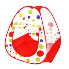 1pc Foldable Children's Play Tent, Large Indoor/Outdoor Play House, Sports Basketball Hoop, Does Not Include Ball Pit Balls