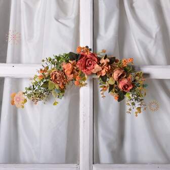 1 件人造牡丹拱门花饰、墙面装饰、花环、餐桌中心装饰、婚礼派对、家居装饰