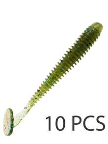 SOUGAYILANG Fishing 10pcs/20pcs/40pcs Fishing Lure Kit,8 Colors Soft Fishing Lures 7.5cm 2g,With Luminous Effect,Ideal For Bass Trout Carp In Freshwater & Saltwater - Multicolor - View 20