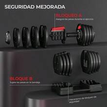 Mancuerna - Ajustable-18 kg - Ver 6