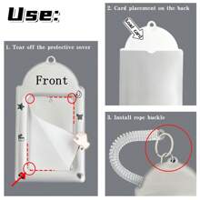 1 peça de bolso para fotos de gato preto e branco fofo, porta-cartões minimalista com decoração de orelha de gato, clipe para exibição de cartões de fotos de ídolos Kpop, porta-crachá de identificação de PU brilhante de 3-3,5 pol., adequado para artigos de fãs de shows, cabide para guardar cartões de fotos em bolsas