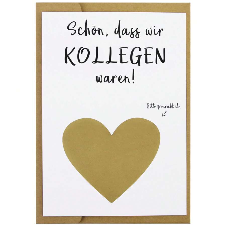 1pc Scratch Postcard | Birthday Card | Scratch Card | Good Colleagues | Farewell Card | Farewell Card | Farewell Card | Farewell Card To Colleague | Farewell Card At Work