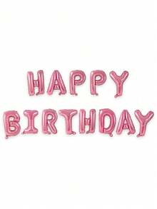 13pcs 16 Inch Happy Birthday Balloons, Decorative Balloons, Party Balloons, Polyester Foil Letters, Inflatable Party Decorations And Birthday Decorations, Suitable For Both Women And Men, Reusable, Party Supplies - Multicolor - View 11