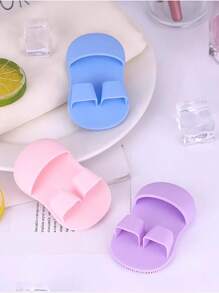 1 peça/2 peças/4 peças Mini Escova de Limpeza Facial para os Dedos, Massageador de Silicone Macio para Remoção de Maquiagem e Lavagem do Rosto, Limpeza de Poros do Nariz e Remoção de Cravos, Escova de Limpeza Profunda Manual para Homens e Mulheres