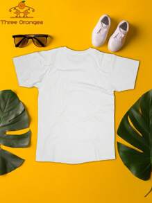 Tween Kid Activity Cool Kid Blue Polar Bear Loves Activities Playing Basketball Printed Graphic Round Neck Short-Sleeves Casual 100% Cotton T-Shirt - Boy Girl Summer Clothes White Color