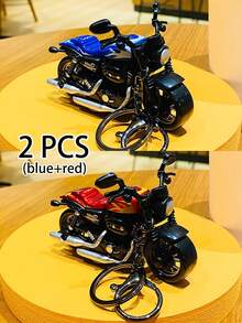 1 件酷炫摩托车形状金属钥匙扣，创意汽车钥匙链吊坠，包袋挂饰，情侣独特礼物，可移动汽车配件包魅力学校可爱哥特 Y2k 圣诞节 - 彩色 - 查看 14