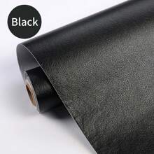1 Roll Black Leather Repair Patch, Waterproof Removable Self-Adhesive Leather Repair Tape, Can Be Cut Freely, Reusable, Suitable For Sofa, Car Interior, Motorcycle Seat, Handbag, DIY Headboard Cushion And Synthetic Leather Furniture, Jacket Emergency Patch, Sofa Cushion Renovation