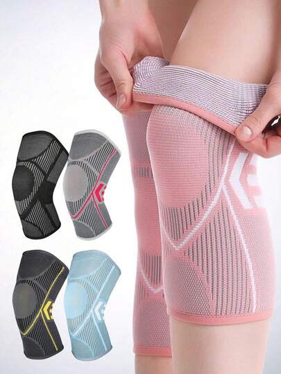 AOLIKES 1 件装护膝膝盖支撑套压缩护膝适用于跑步、篮球、举重、健身房、锻炼、运动男女健身配件膝盖支撑运动护膝健身房护膝