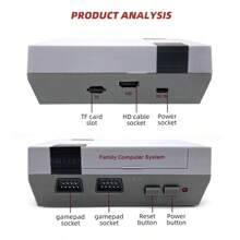 Mini Dual-Player Retro Gaming Console – USB-Powered Plug-And-Play System With Classic Entertainment – Brings Families Memories – Easy Setup, Ideal For Gatherings, Birthdays, And Holiday Gifts