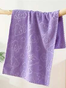 Ręczniki 1/3/4 szt., Ręczniki z wytłoczonym słodkim misiem z kreskówki, Miękkie, chłonne, szybkoschnące ręczniki do twarzy, Wysokiej jakości ręczniki prezentowe dla mężczyzn i kobiet, Artykuły łazienkowe i domowe, Salon, Sypialnia, Łazienka, Wykonane z dzianiny poliestrowej, Tkactwo o tematyce kosmicznej, Szkoła, Powrót do szkoły, Podróże, Niezbędne artykuły podróżne, Artykuły domowe, Ręcznik, Pielęgnacja skóry - Wielokolorowe - Zobacz 7