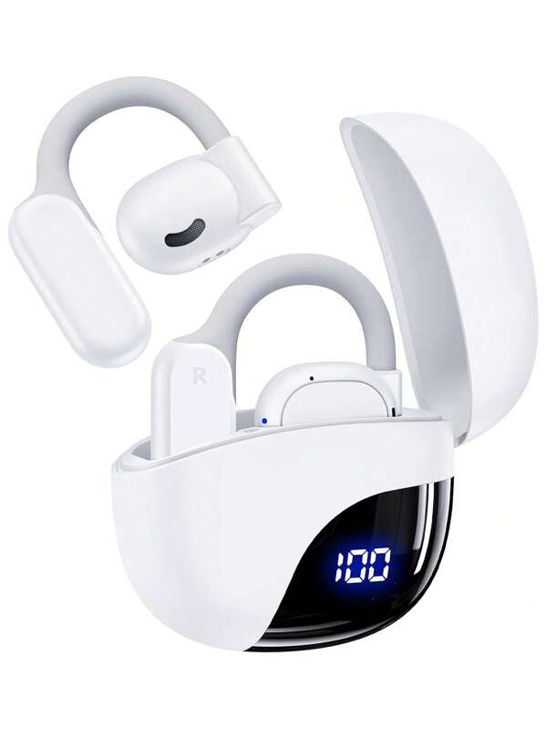 Tagry K08 Open Ear Sport Headphones IPX7 Waterproof Bluetooth 5.3 Earphones 80H Playtime Touch Control For Workout Running Gym