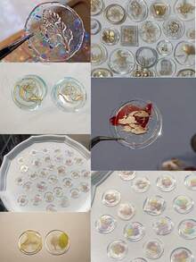 10pcs Crystal Clear Wax Seal Sticks For Glue Gun Sealing Wax Sticks, 300mmx7mm Sealing Wax Sticks For Wax Seal Stamp, Great For Wedding Invitations, Cards, Envelopes, Craft Cards, Packaging Cards - Multicolor - View 7