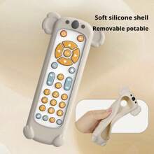 1 Pc Baby Remote Control Toys Are Suitable For Babies Over 6 Months Old, With Music, TV Remote Control Toys, And Children's Remote Control Toys. Children's Realistic Game Remote Control, Realistic Lighting And Sound - In English, French, And Spanish, Suitable For Baby Play - Does Not Contain Bisphenol A (Four Styles For You To Choose From)