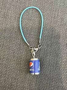 Nuevo Colgante de botella de refresco simulada Labobo, Accesorio de muñeca LABUBUS Colgante de lata con correa de hombro, Decoración colgante de 10cm