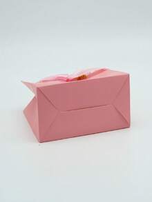 12pcs/24pcs Thank You Gift Bags With Handle And Bow, Small Size Present/Party Favor Bags Suitable For Wedding, Party, Birthday Gift Wrapping - Multicolor - View 12