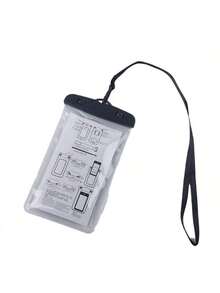 1pc Transparent Waterproof Phone Pouch, Suitable For Various Phones, Waterproof, Can Take Photos And Use Touch Screen - A - View 5
