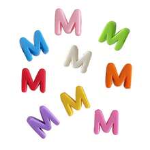 10pcs/20pcs/30pcs/50pcs Multicolored Acrylic 26 English Letters & Numbers Macaroon Beads, Alphabet Beads For DIY Jewelry Making Craft - Acrylic Beads - View 17