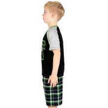 Harry Bear Gaming Pyjamas | Short Sleeve Boys Pyjamas | Gamer Pjs For Boys | Pyjama Set For Summer | - Light Grey - View 3