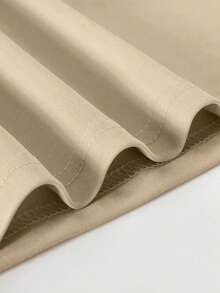 女士印花短袖圆领休闲T恤，商务休闲风，常规长度，适合所有季节，教师服装