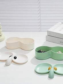 1 hộp đựng kính mắt, hộp đựng đồng hồ trang sức để bàn đa năng có nắp, ngăn chứa chống bụi - Nhiều màu - Xem 6