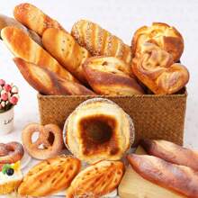 1 Pc PU Artificial Bread Simulation Food Model Fake Doughnut Home Decor Cake Shop Bakery Window Display Photography Props Table Decor
